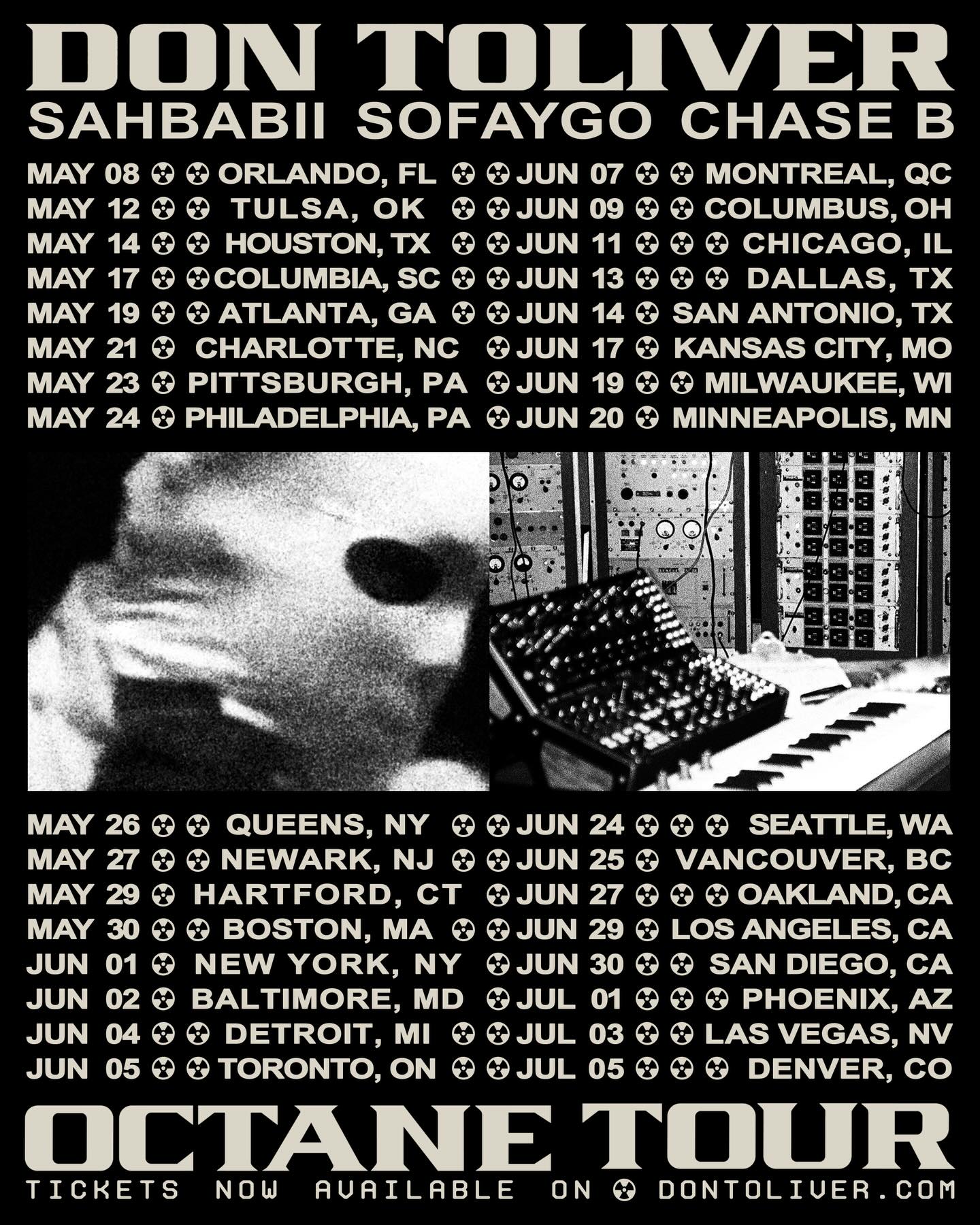 SahBabii Octane Tour Poster 2026